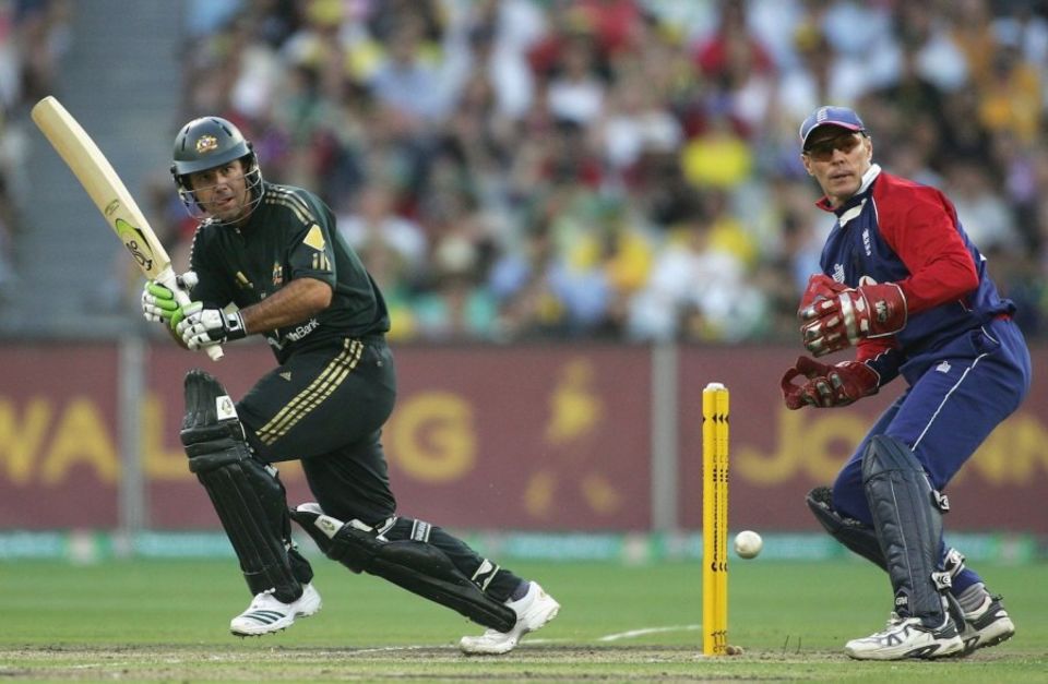 Paul Nixon (right) was 36 years old when he debuted as keeper for England against Australia in 2007