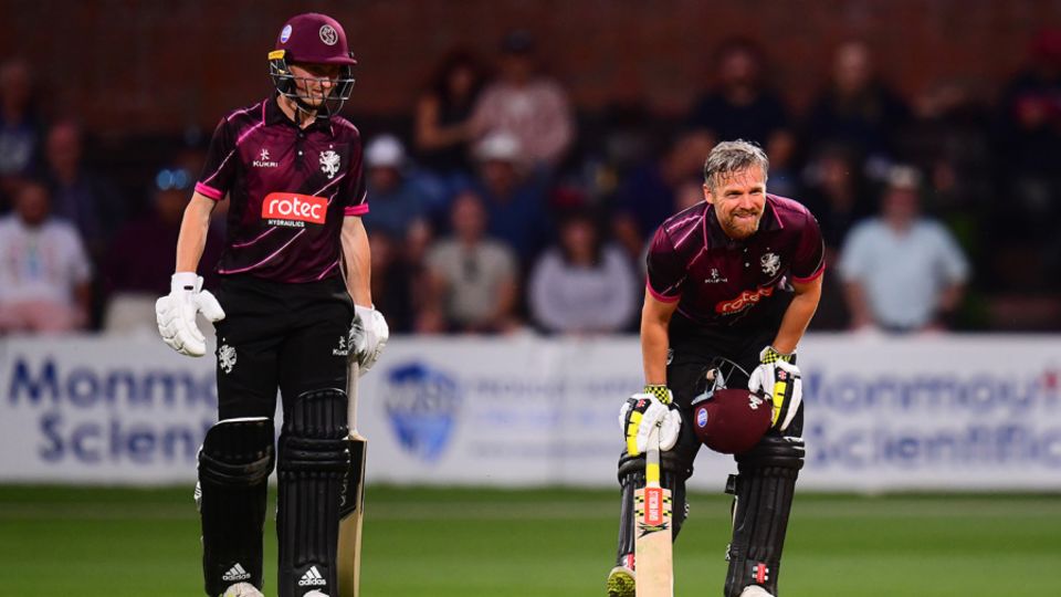 James Hildreth battled through injury for his hundred