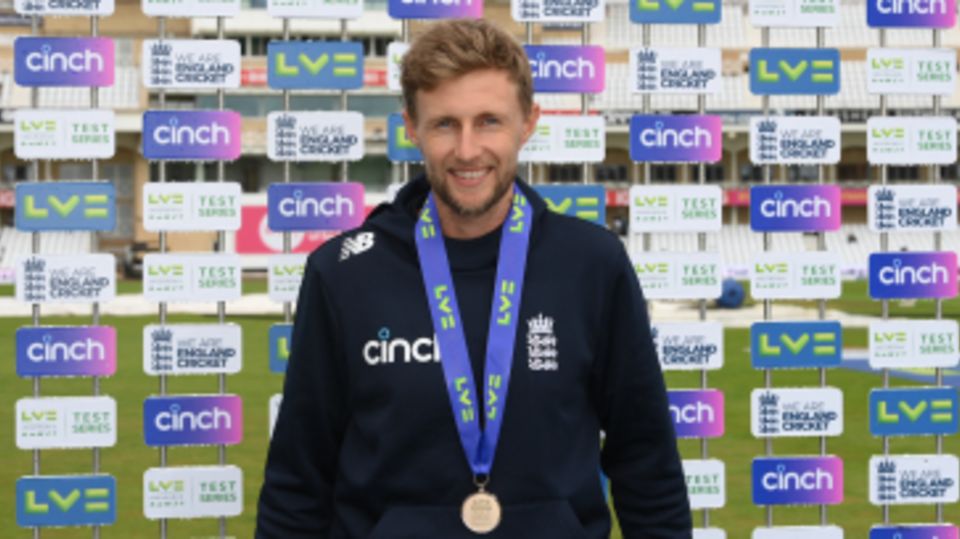 Joe Root was named player of the match for his 64 and 109