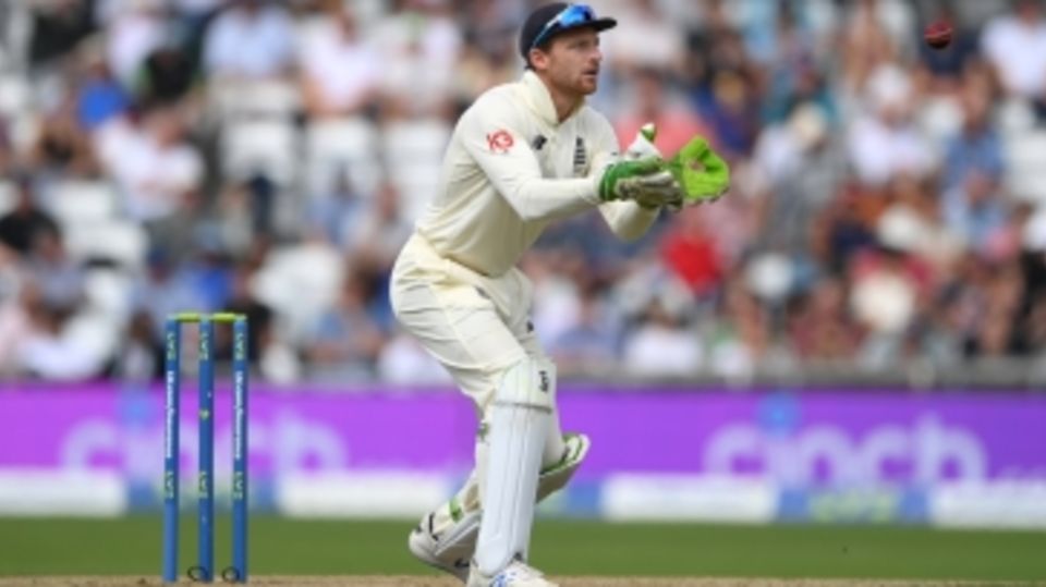 Jos Buttler pouched five catches on day one at Headingley