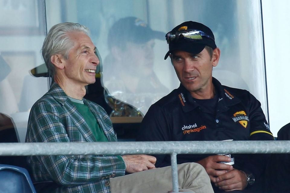 Rolling Stones drummer Charlie Watts was a regular at the cricket