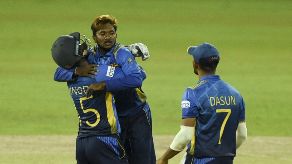 Akila Dananjaya struck a couple of crucial blows