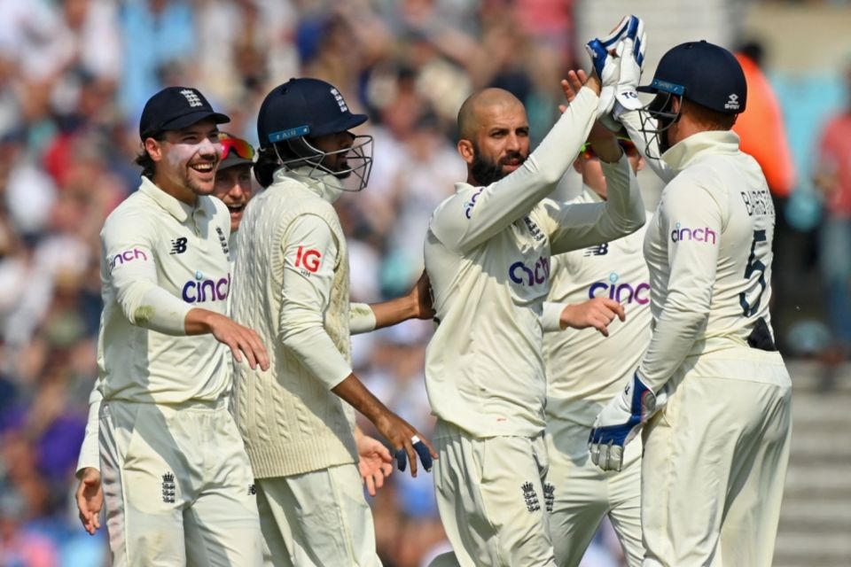 Moeen Ali claimed Virat Kohli's wicket in the first innings at The Oval, but conceded more than 4.5 an over in India's second innings
