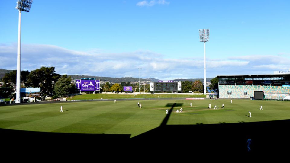 A view across Bellerive Oval