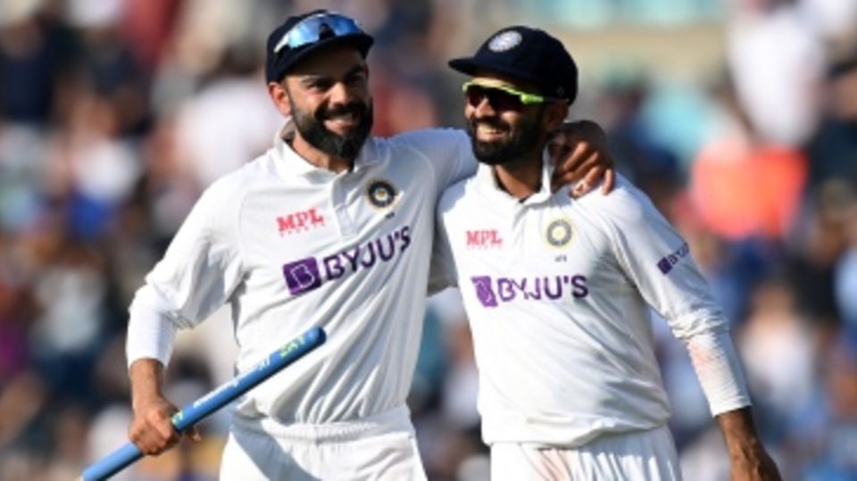 Virat Kohli and Ajinkya Rahane are all smiles after sealing victory