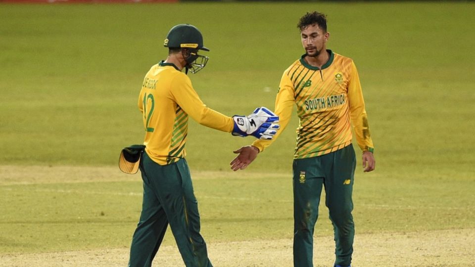 Bjorn Fortuin may get another game after ending with 1 for 24 in the opening T20I