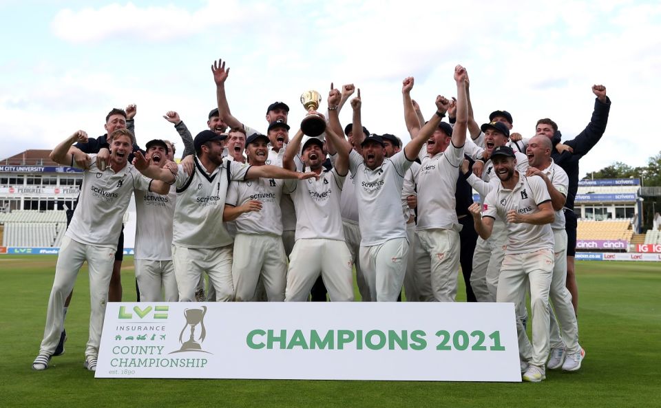 Warwickshire lifted the County Championship trophy in 2021