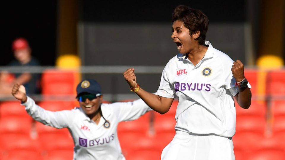 Meghna Singh partnered Jhulan Goswami quite ably in the day-night Test against Australia