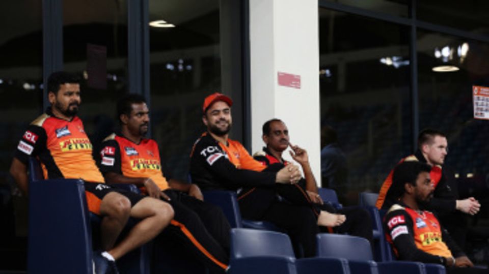 Rashid Khan winks at the camera