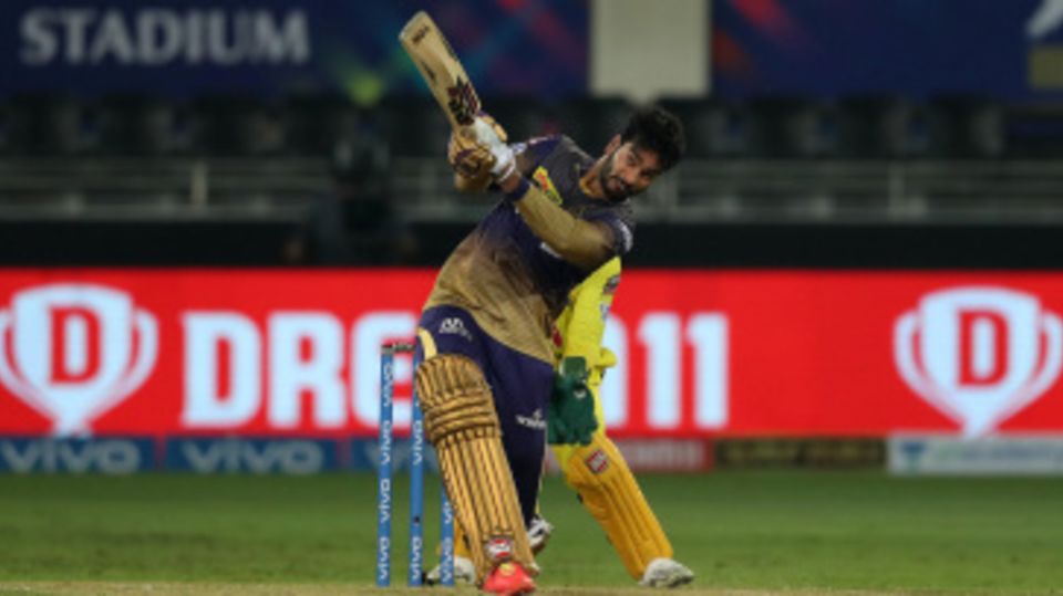 Venkatesh Iyer hits one out of the ground