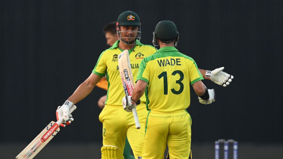 Marcus Stoinis and Matthew Wade finished off the chase for Australia