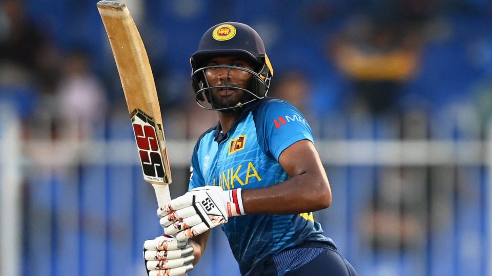 Bhanuka Rajapaksa sets off for a single