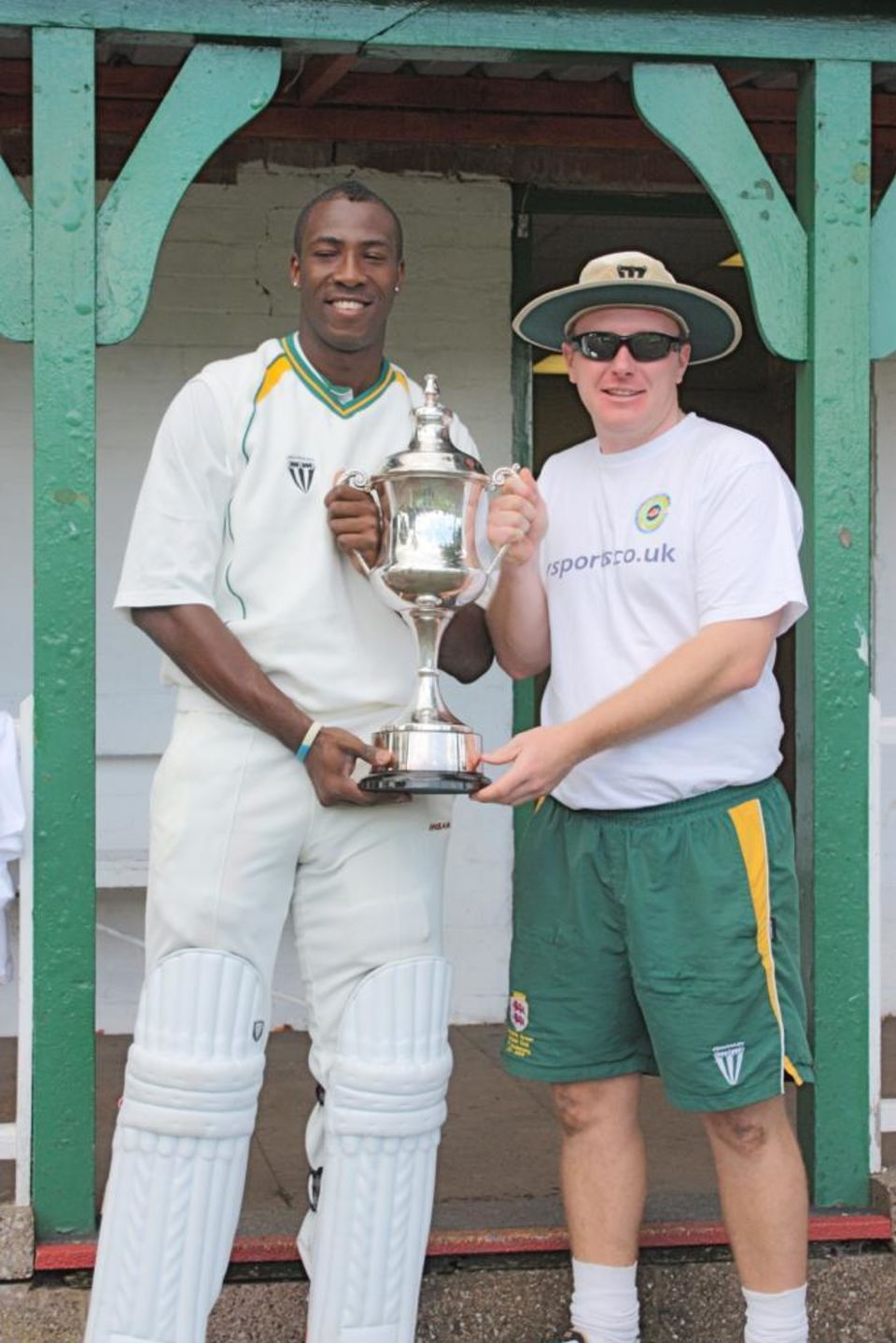 With captain Tim Williams, whose first impression of Russell was that "it was very clear that he liked to play his shots and that he was quick"