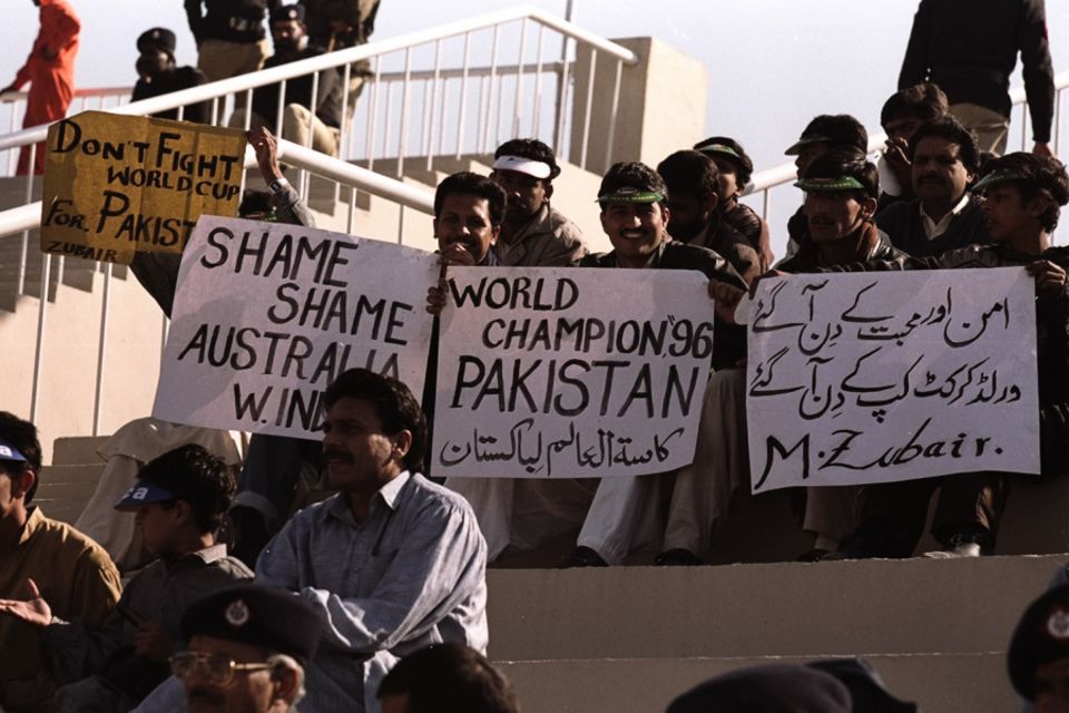Fans in Rawalpindi make their feelings clear