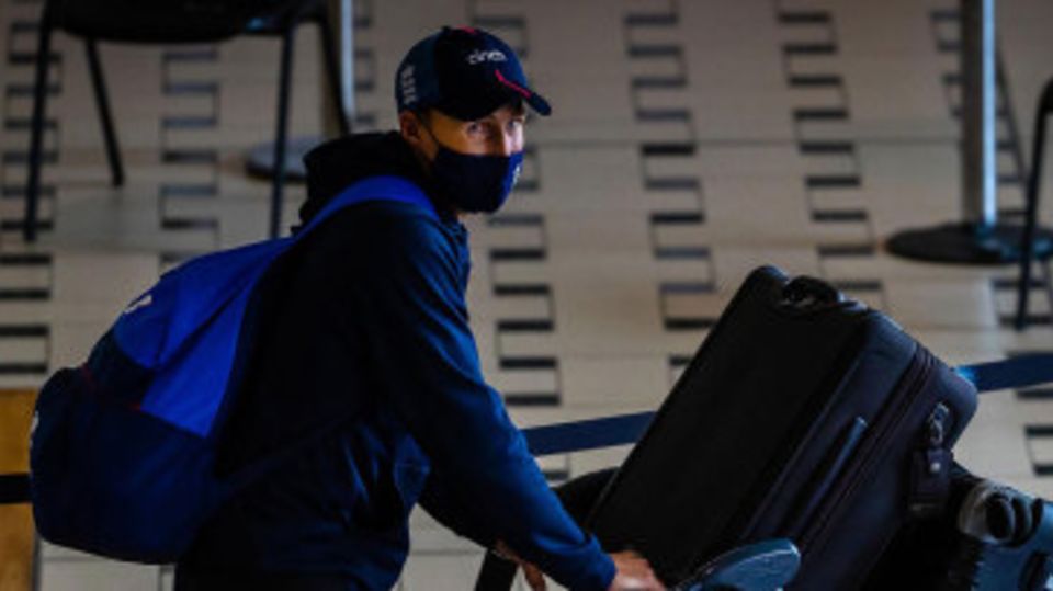Joe Root lands in Australia ahead of the Ashes