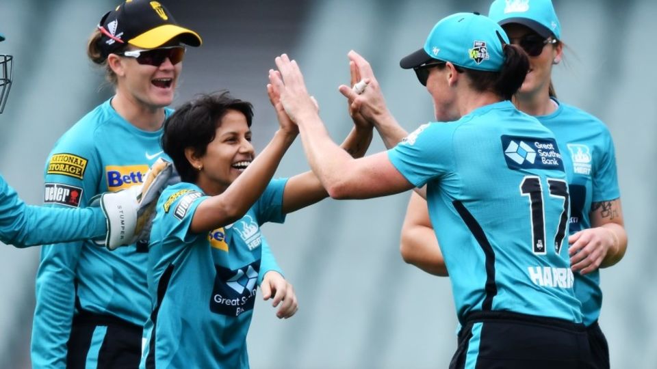 Poonam Yadav finished with 3 for 17