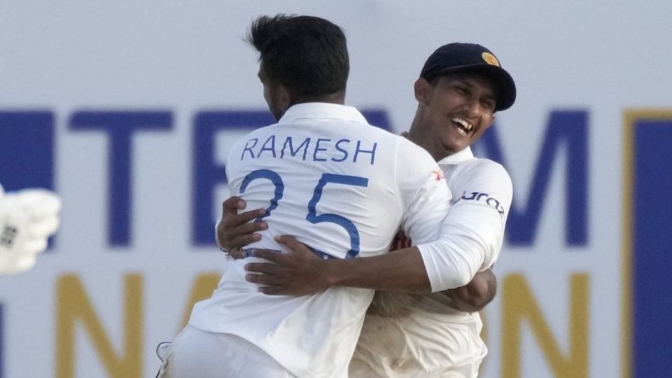 Ramesh Mendis and Praveen Jayawickrama took three wickets apiece until day three
