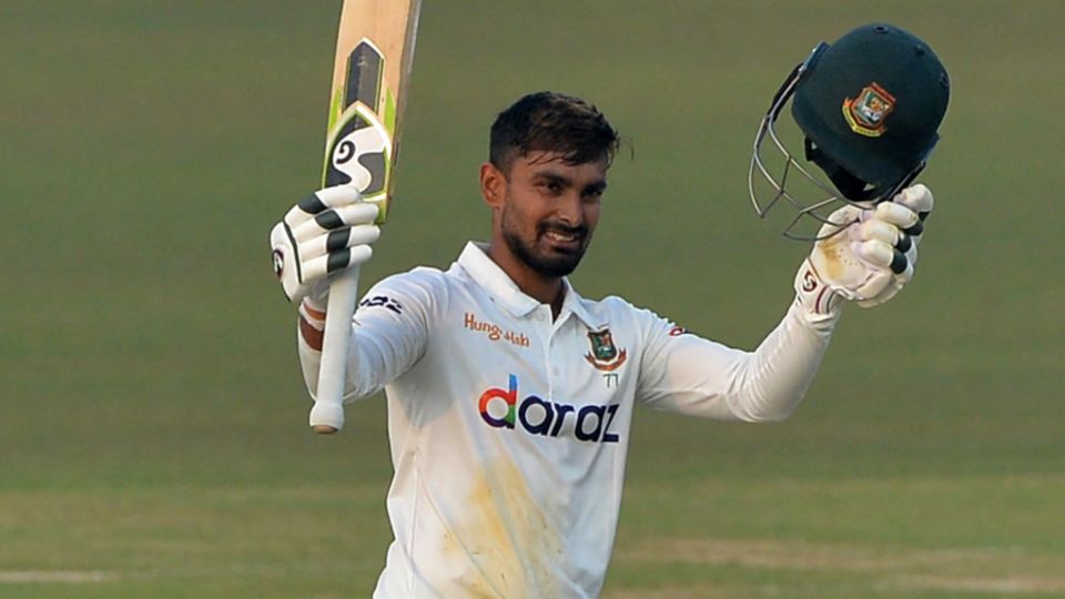 Liton Das soaks in his maiden Test century