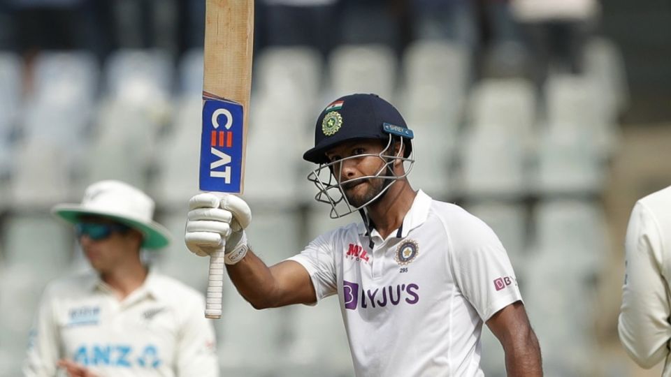 Mayank Agarwal was named Player of the Match for his 150 and 62