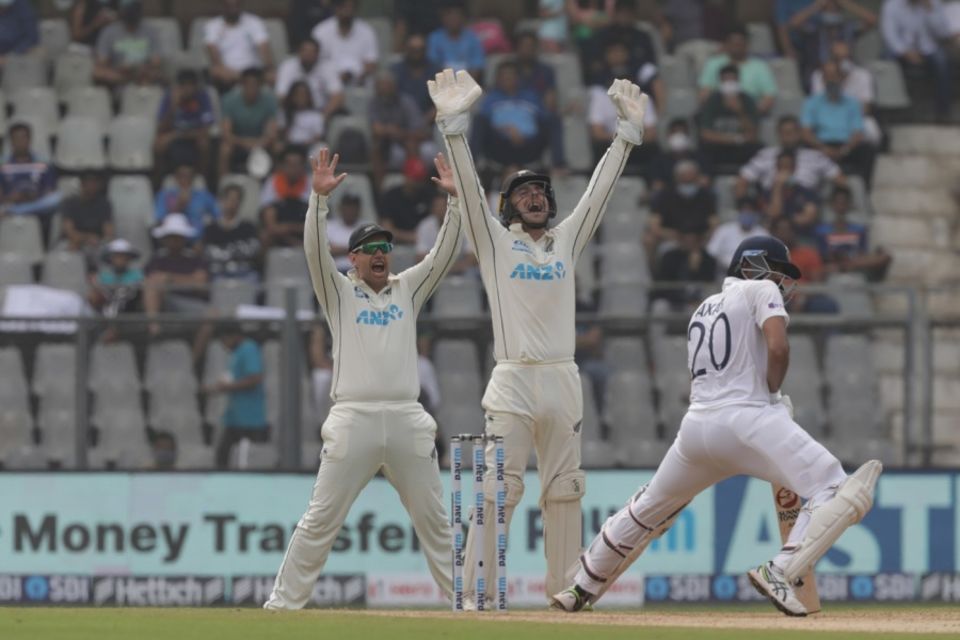 Wicket No. 8: Axar Patel lbw b Ajaz Patel 52