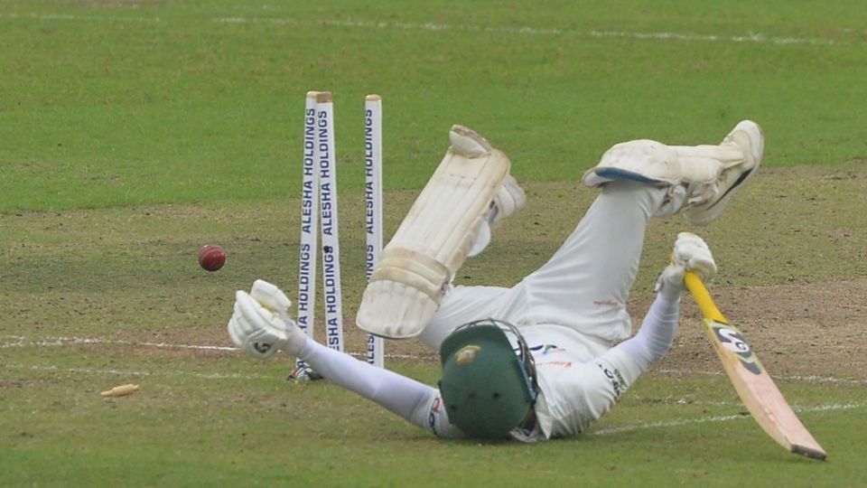 Mominul Haque was undone by an unwise decision to pinch a single to Hasan Ali