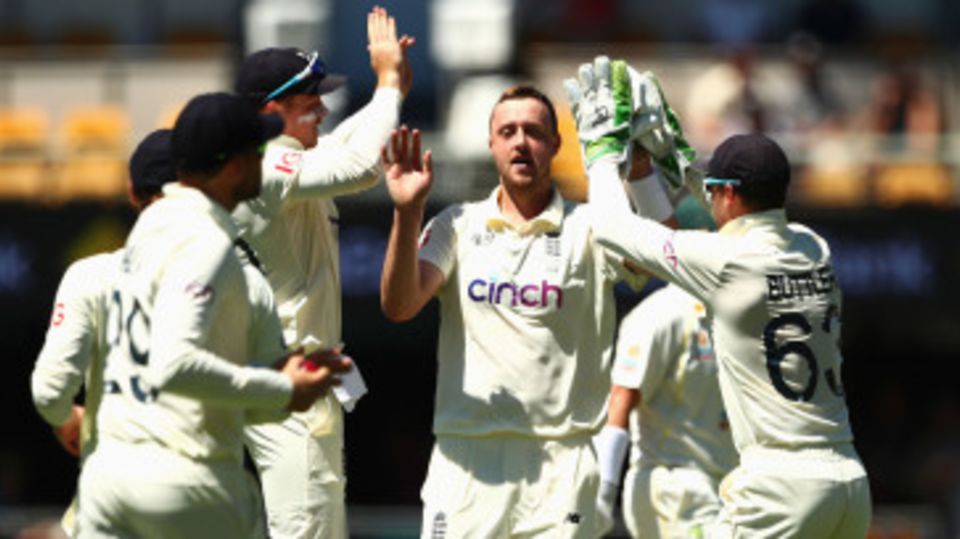 Ollie Robinson struck an early blow for England