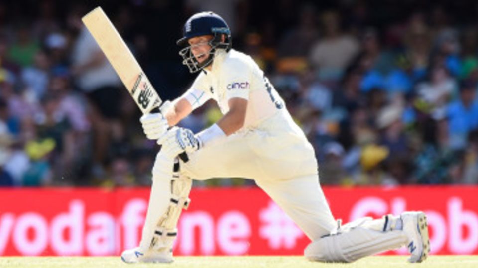 Joe Root gets down to sweep