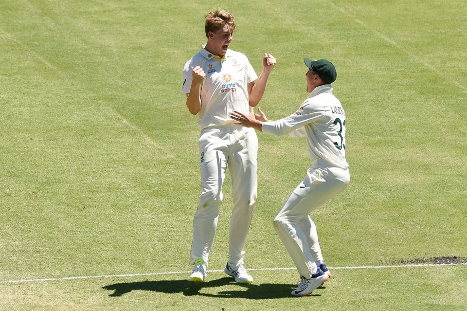 Cricket continued at the Gabba but very few could see it for a short period
