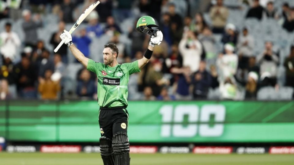 Glenn Maxwell hit his first BBL hundred but it ended in vain for Melbourne Stars