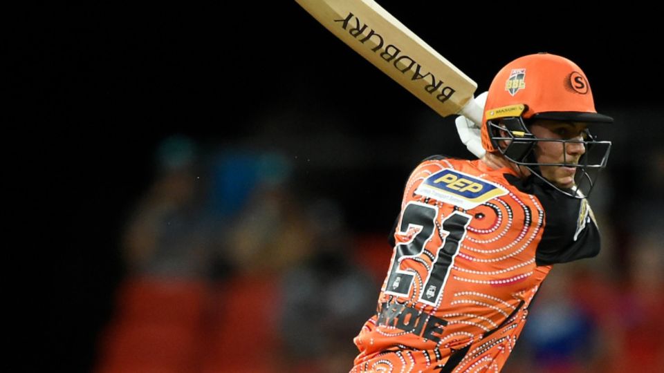 Aaron Hardie was part of Perth Scorchers' BBL-winning side