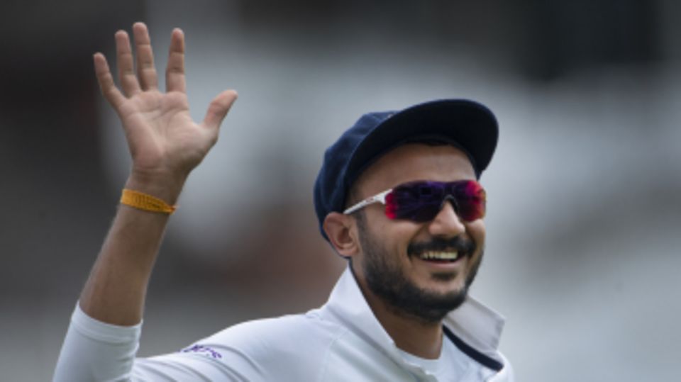 Axar Patel waves