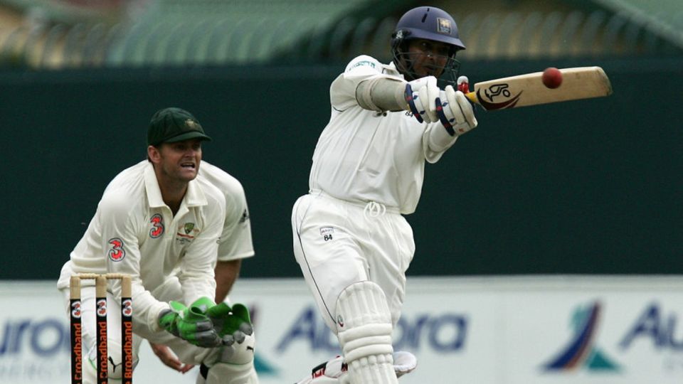 Kumar Sangakkara left his mark on Hobart