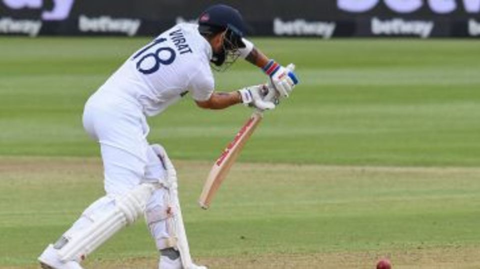 Virat Kohli was watchful early in his innings