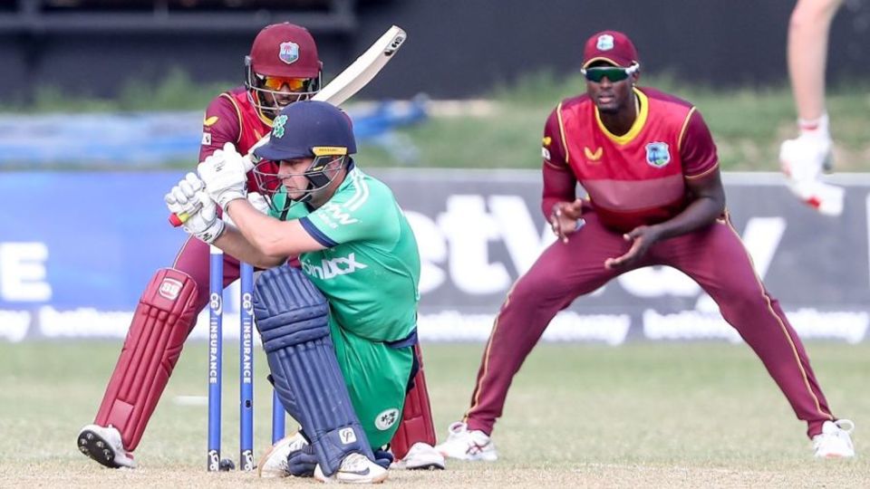 File photo: Andy McBrine followed 4 for 28 with the ball by 59 with the bat