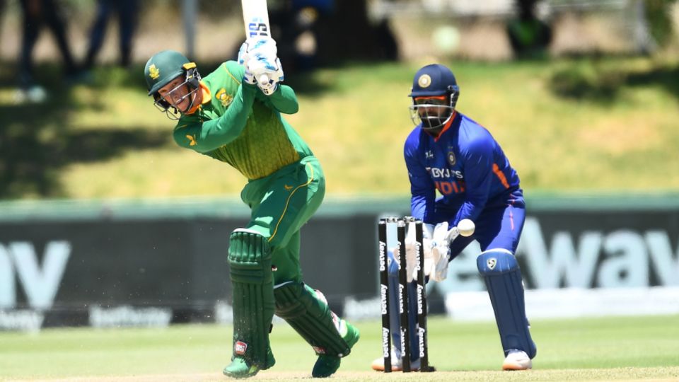 Rassie van der Dussen got South Africa off to a winning start in a series they eventually won 3-0