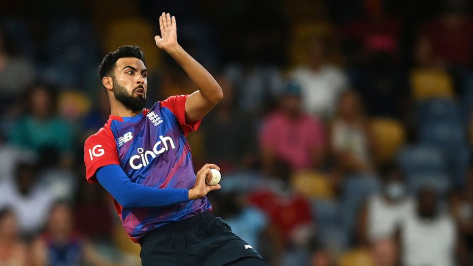 It was a rough night with the ball for Saqib Mahmood