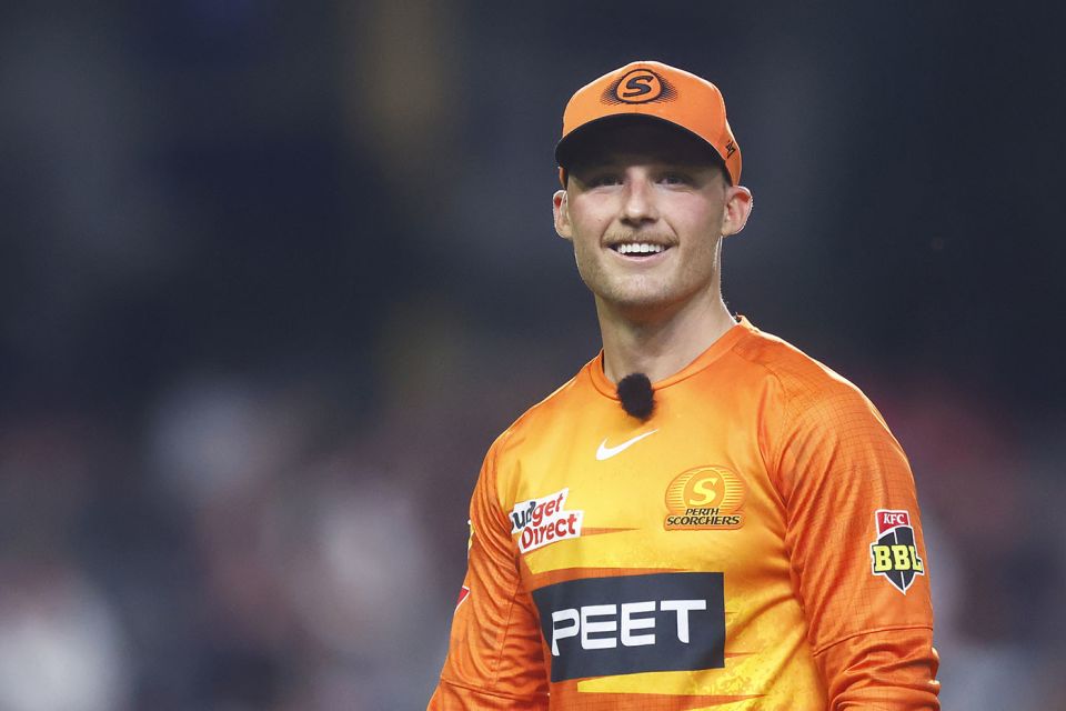 Laurie Evans top-scored in the BBL final