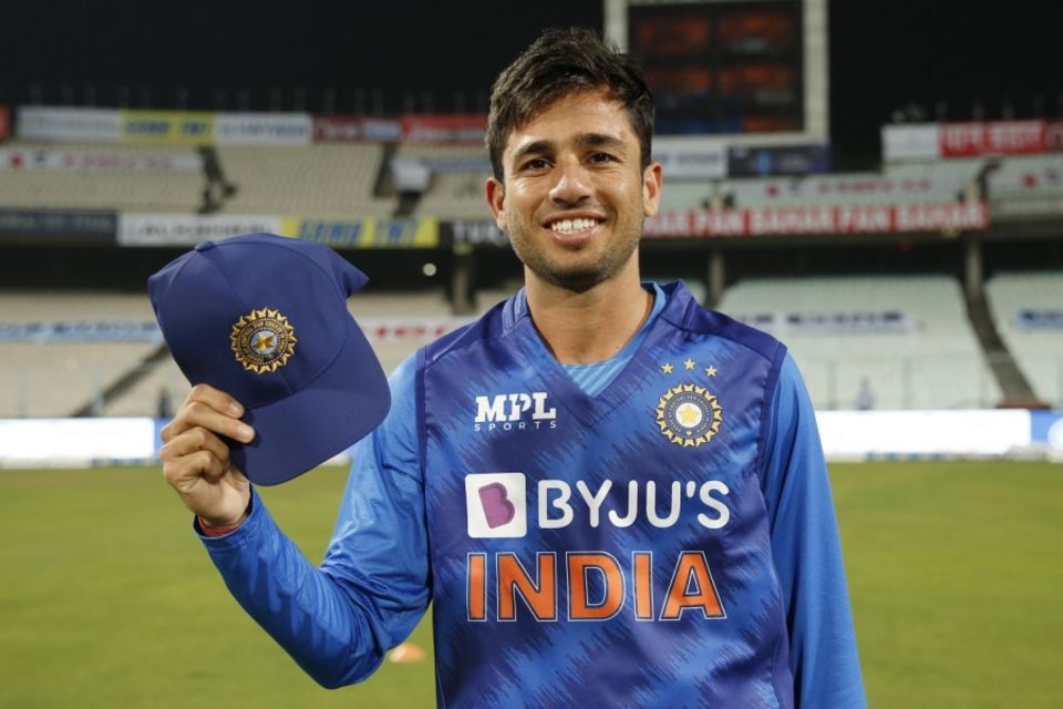 Ravi Bishnoi earned the Player-of-the-match award on international debut