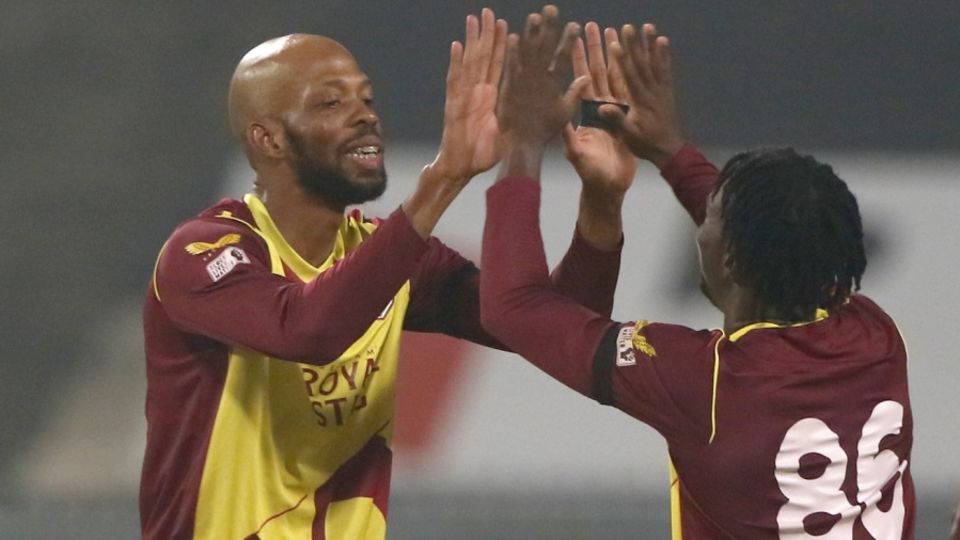Roston Chase and Hayden Walsh Jr. slowed down India