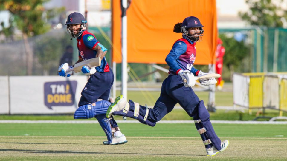 Kushal Bhurtel and Dipendra Singh Airee completed Nepal's paltry chase