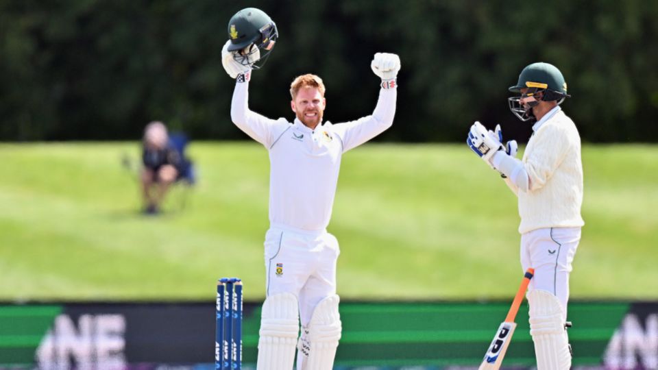 Kyle Verreynne was thrilled to bring up his maiden Test century