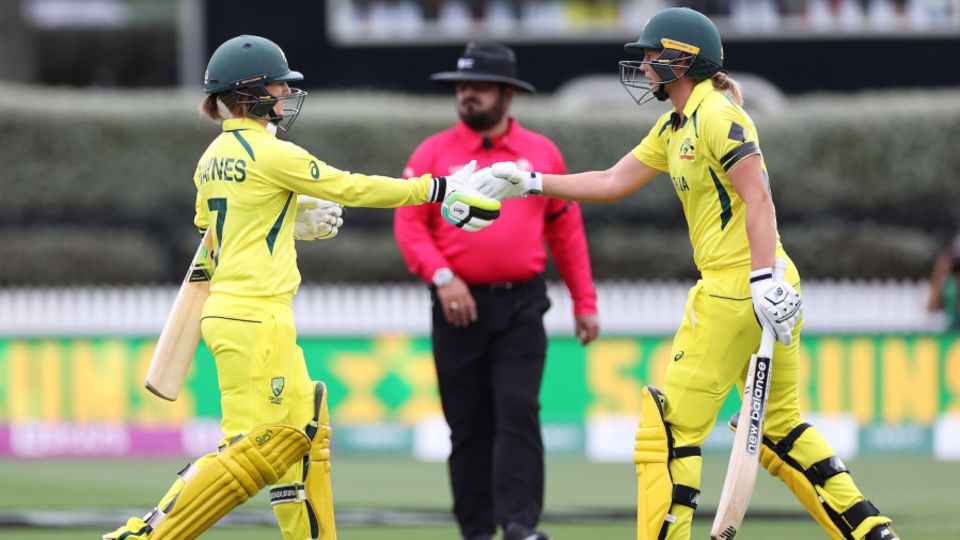 Rachael Haynes and Meg Lanning have both risen in the batting rankings
