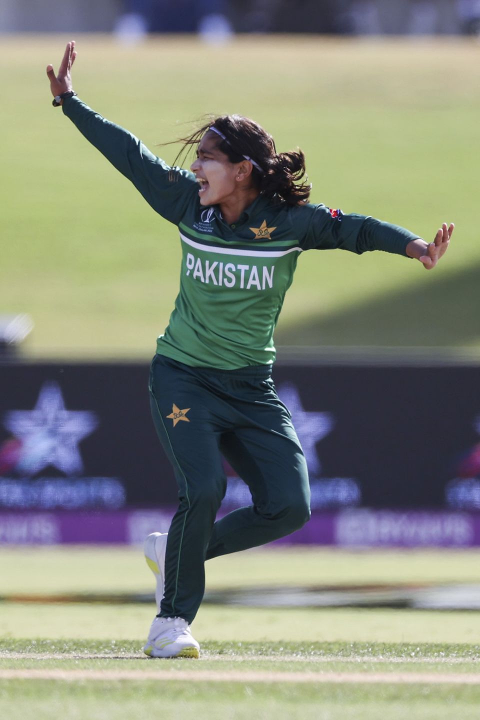 Fatima Sana picked up 3 for 43 against South Africa