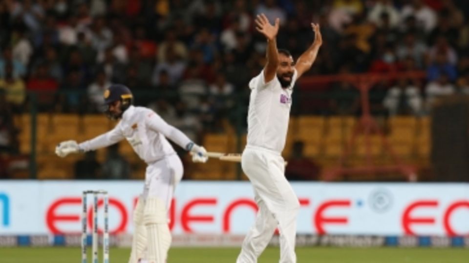 Mohammed Shami belts out an appeal