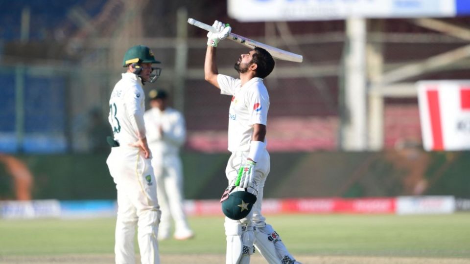 Babar Azam got to his first Test century in two years