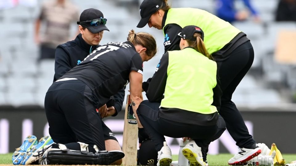 Sophie Devine's back injury didn't help matters for New Zealand