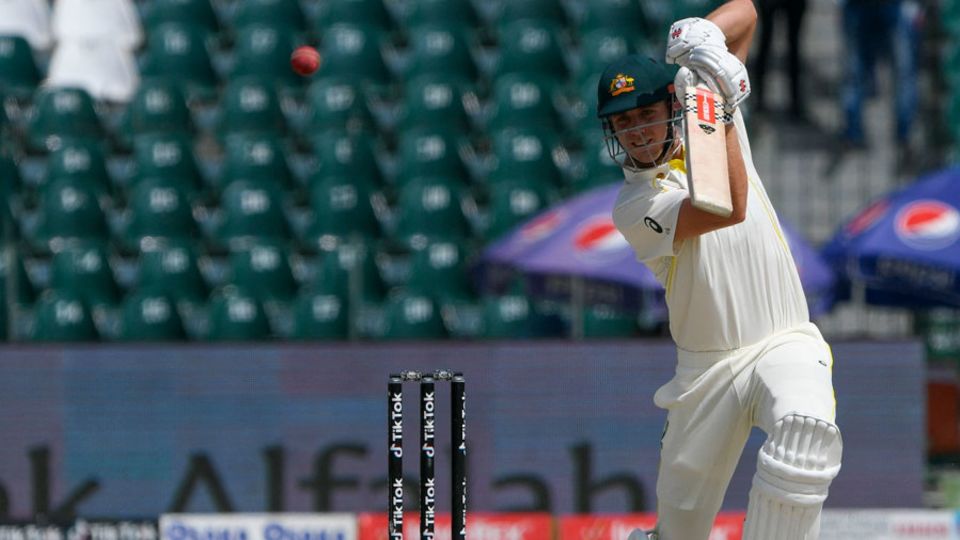 Cameron Green sent hearts fluttering with one of the shots of the series off Shaheen Afridi