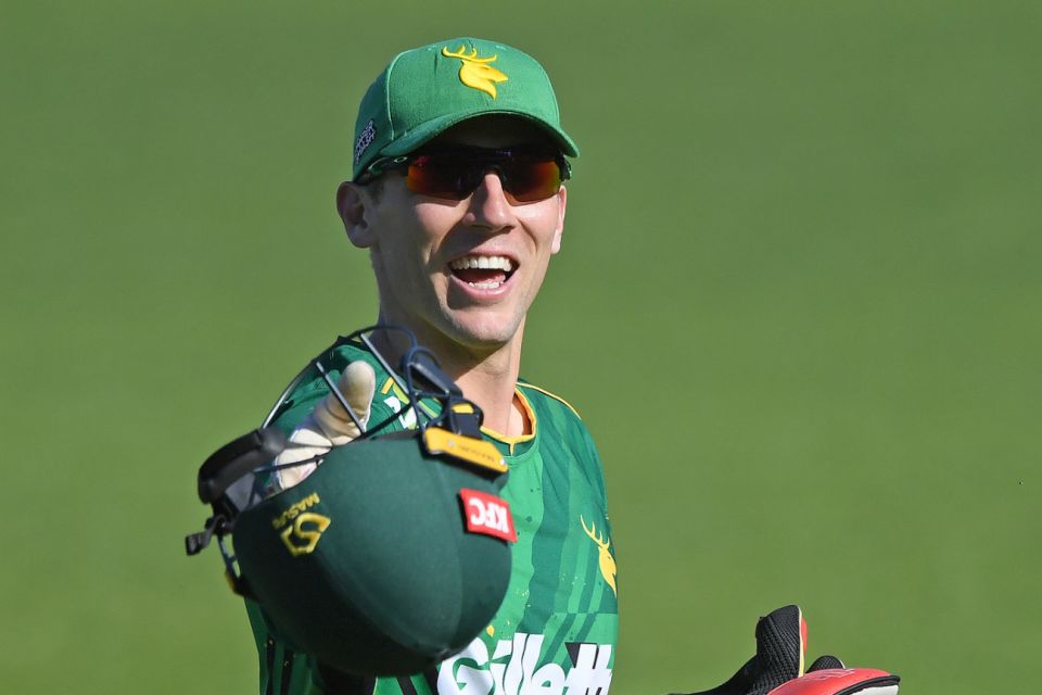 Dane Cleaver of Central Stags during the Super Smash T20 match against Otago Volts