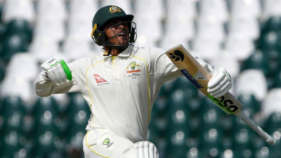 Another day, another hundred: Usman Khawaja celebrates again
