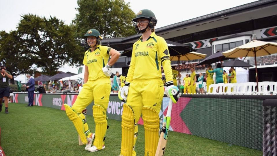 Alyssa Healy and Rachael Haynes put on a 216-run opening stand